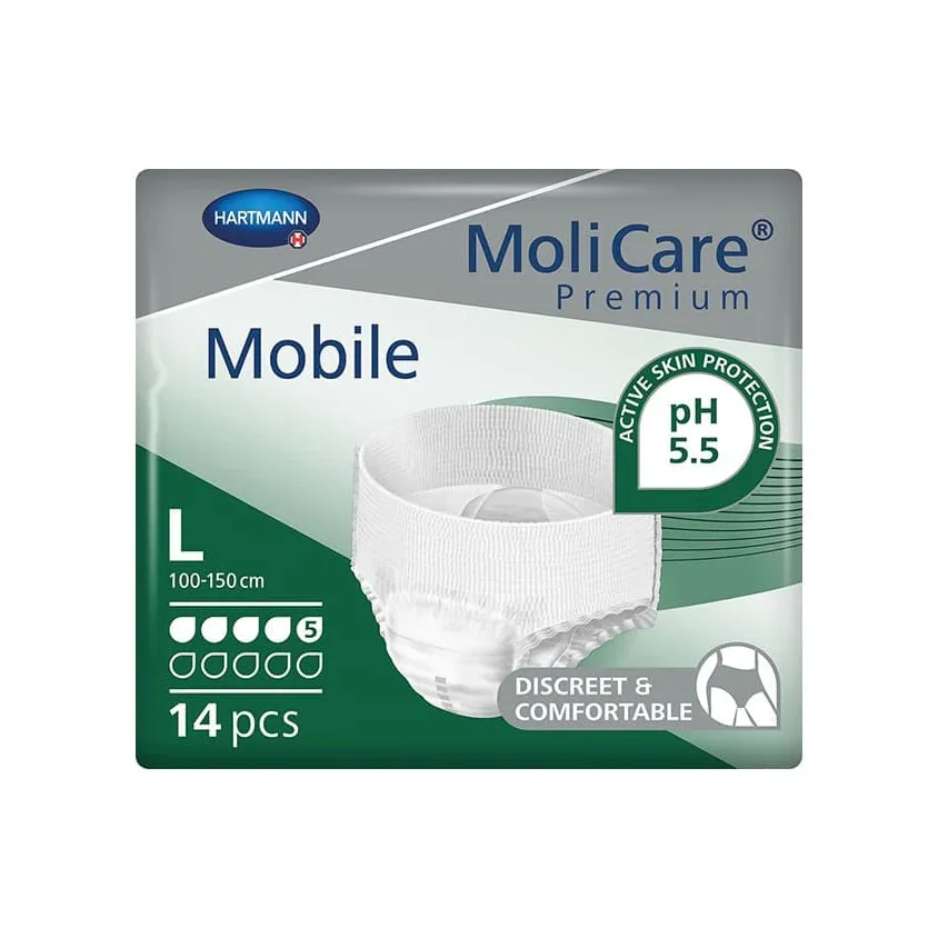 Molicare - Mobile Light - 5 Gouttes - Taille L (Par 14)