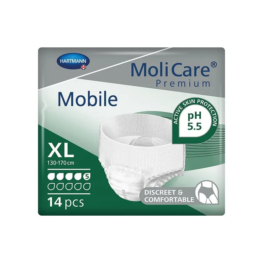 Molicare - Mobile Light - 5 Gouttes - Taille XL (Par 14)