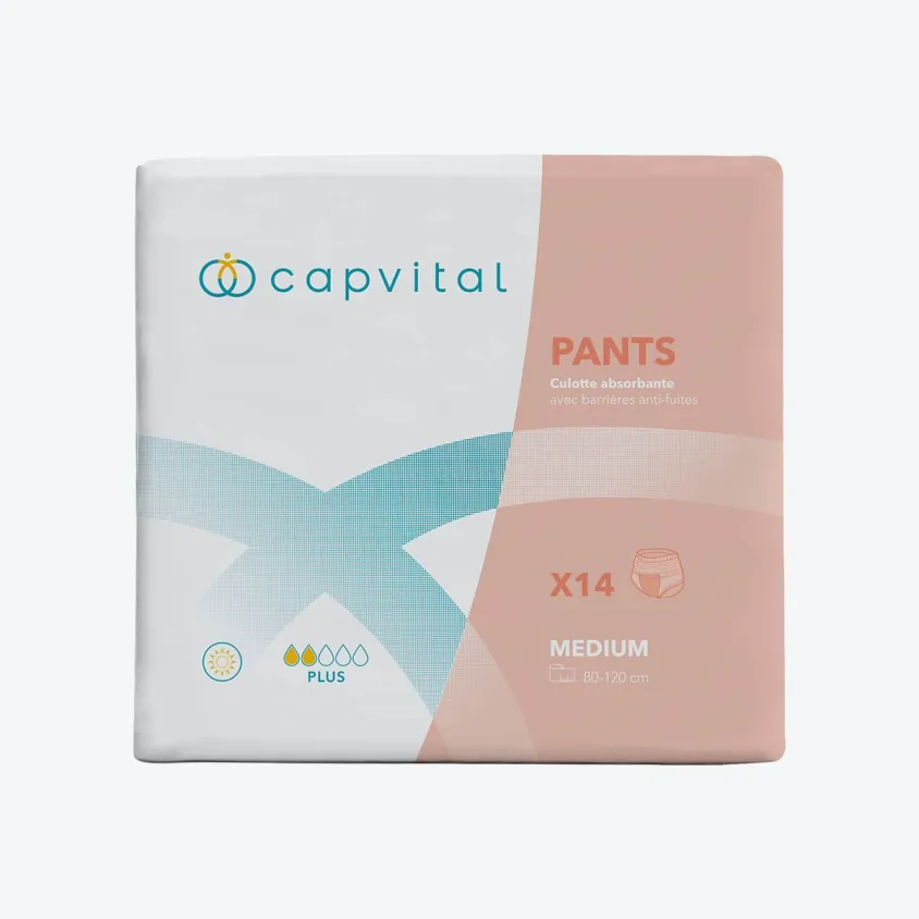 Culottes Absorbantes Capvital Pants - Plus Jour - Taille M (Par 14)