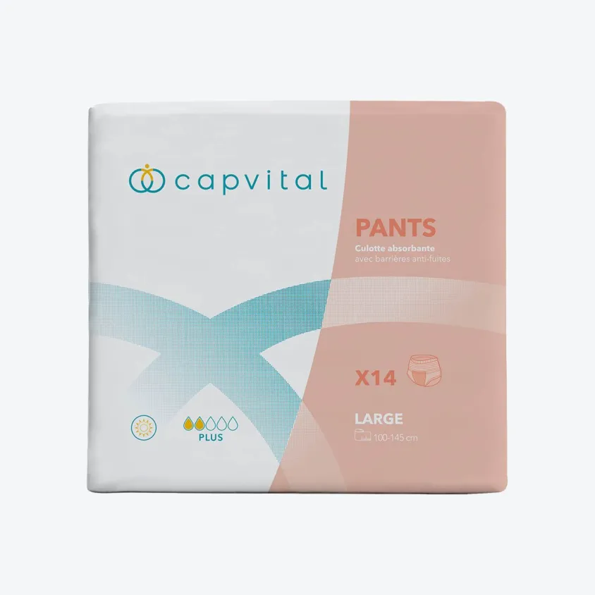 Culottes Absorbantes Capvital Pants - Plus Jour - Taille L (Par 14)