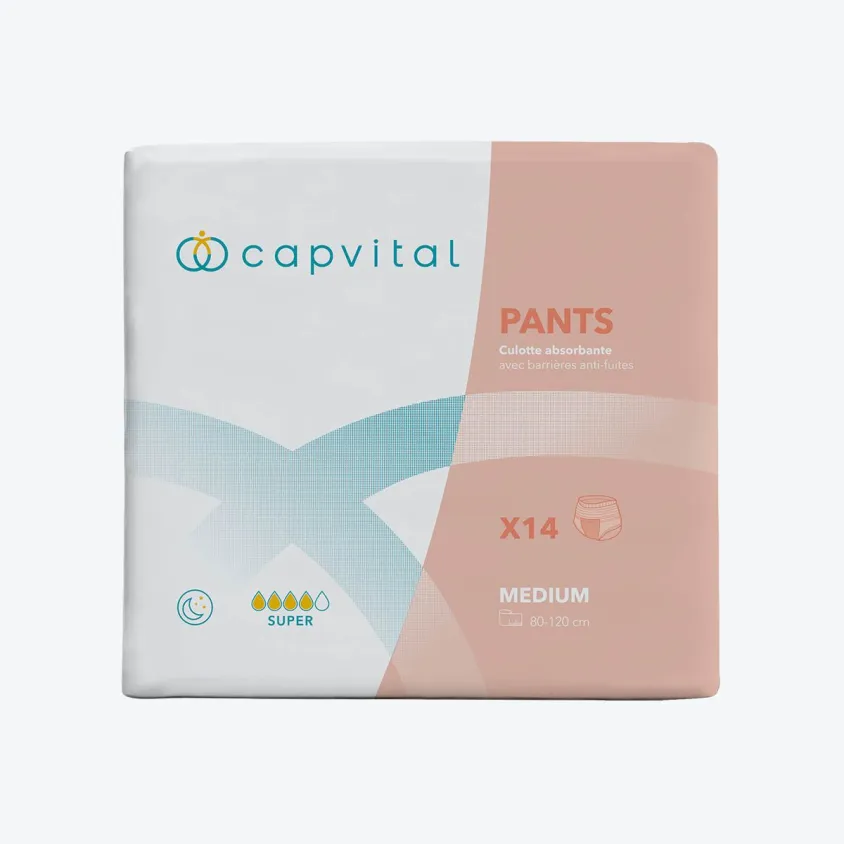 Culottes Absorbantes Capvital Pants - Nuit Super - Taille M (Par 14)