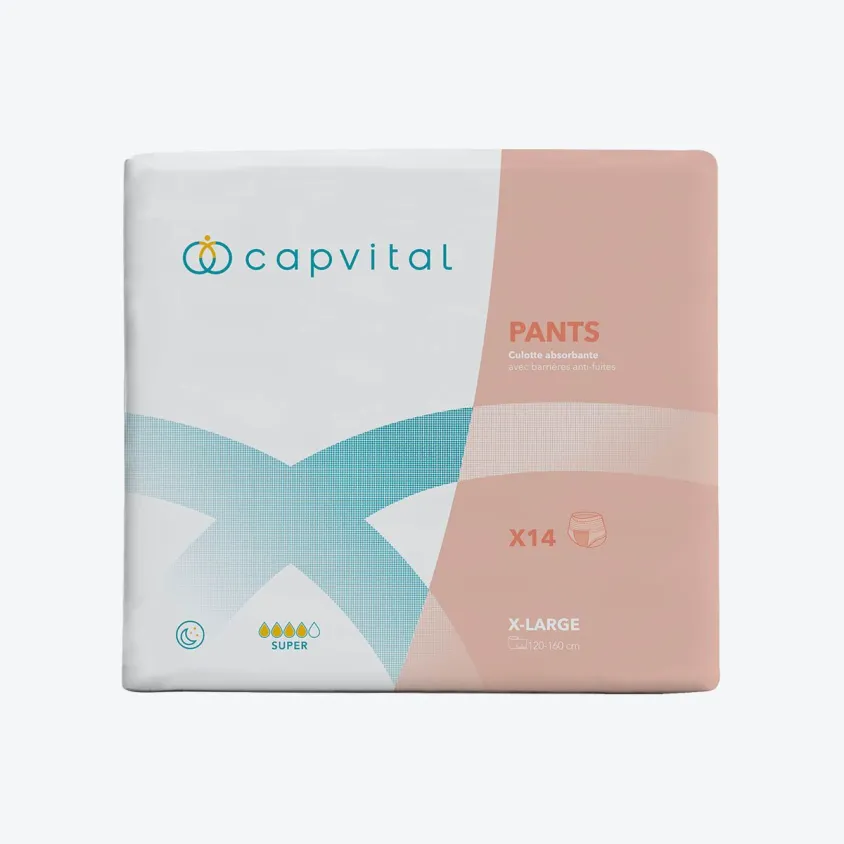 Culottes Absorbantes Capvital Pants - Nuit Super - Taille XL (Par 14)