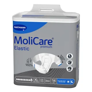 Molicare Premium - Elastic - 10 Gouttes - Taille XL (Par 14)