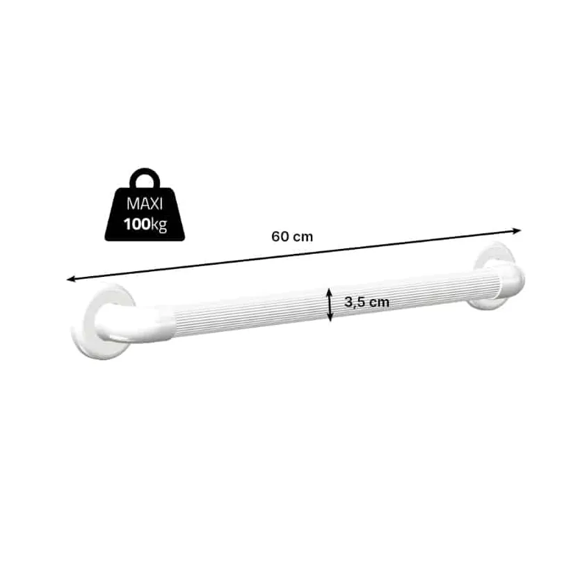 Barre d'appui cannelée