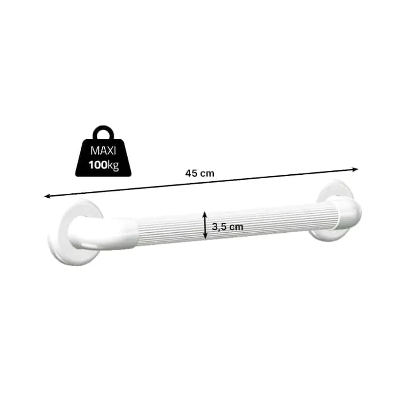 Barre d'appui cannelée