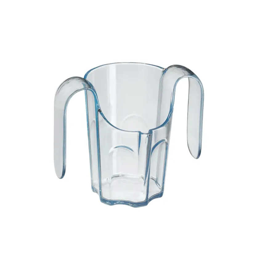 Verre à Découpe Nasale Saint Romain avec Paille et Poignées | 16 cl