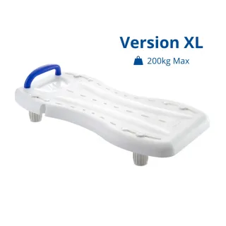 Planche de Bain MARINA XL Invacare | Bariatrique 200 kg | Blanche