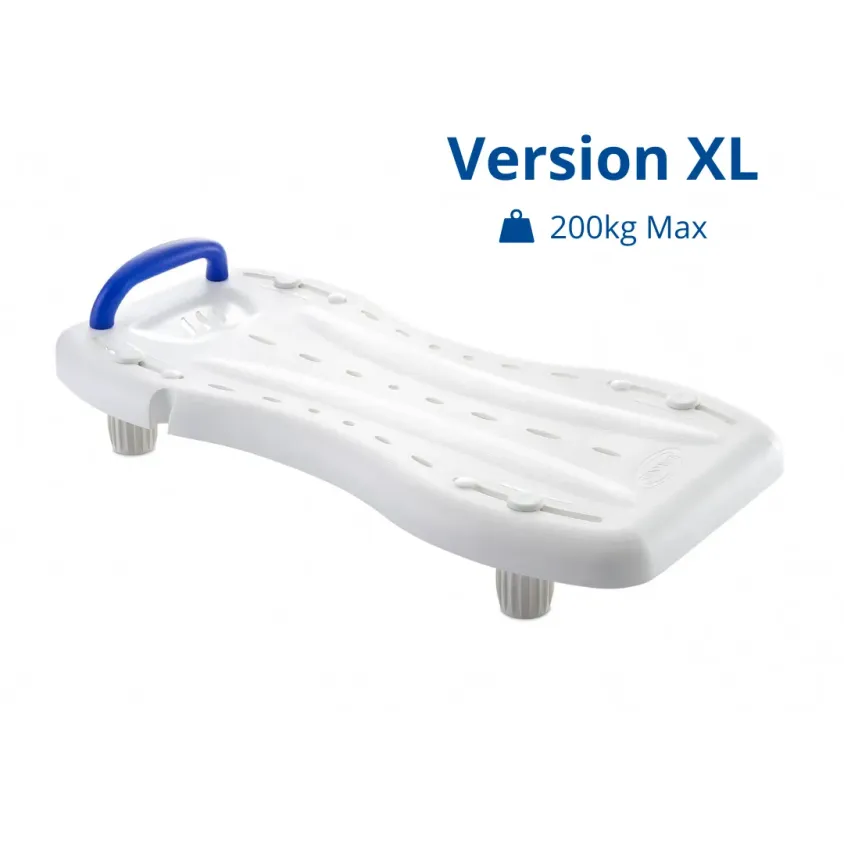 Planche de Bain MARINA XL Invacare | Bariatrique 200 kg | Blanche