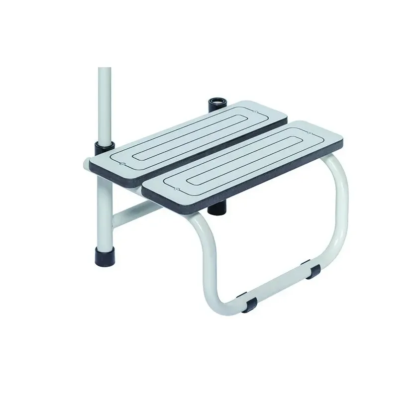 Marchepied Baignoire avec Poignée Acceo | Teck & Acier | 150 kg
