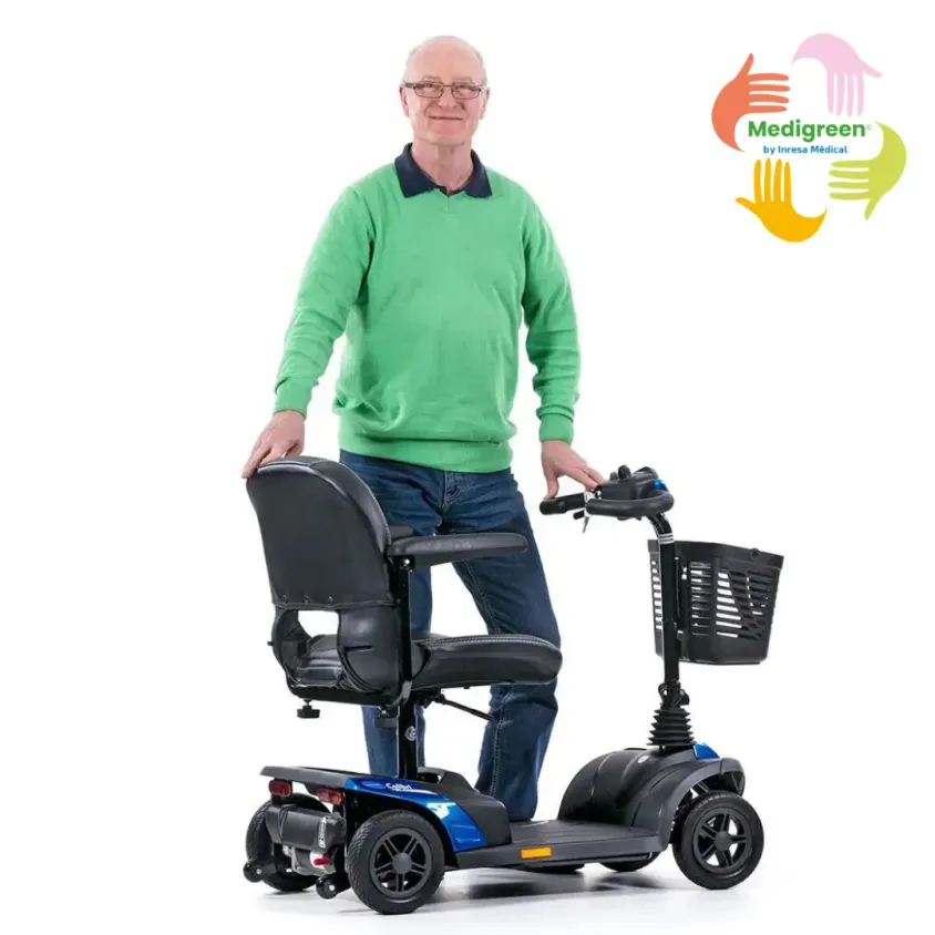 Scooter Invacare Colibri Rouge Occasion Medigreen | Fonctionnel & Compact