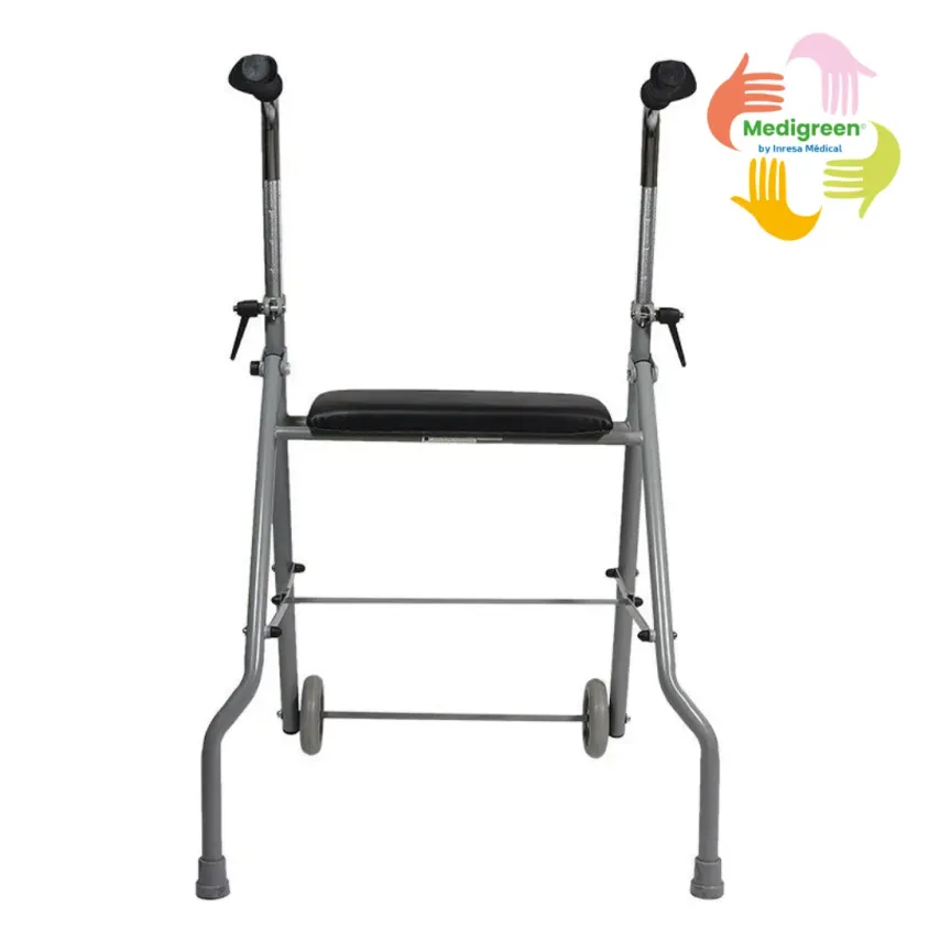 Rollator 2 Roues Londres avec Siège | Léger 5.5 kg & Compact