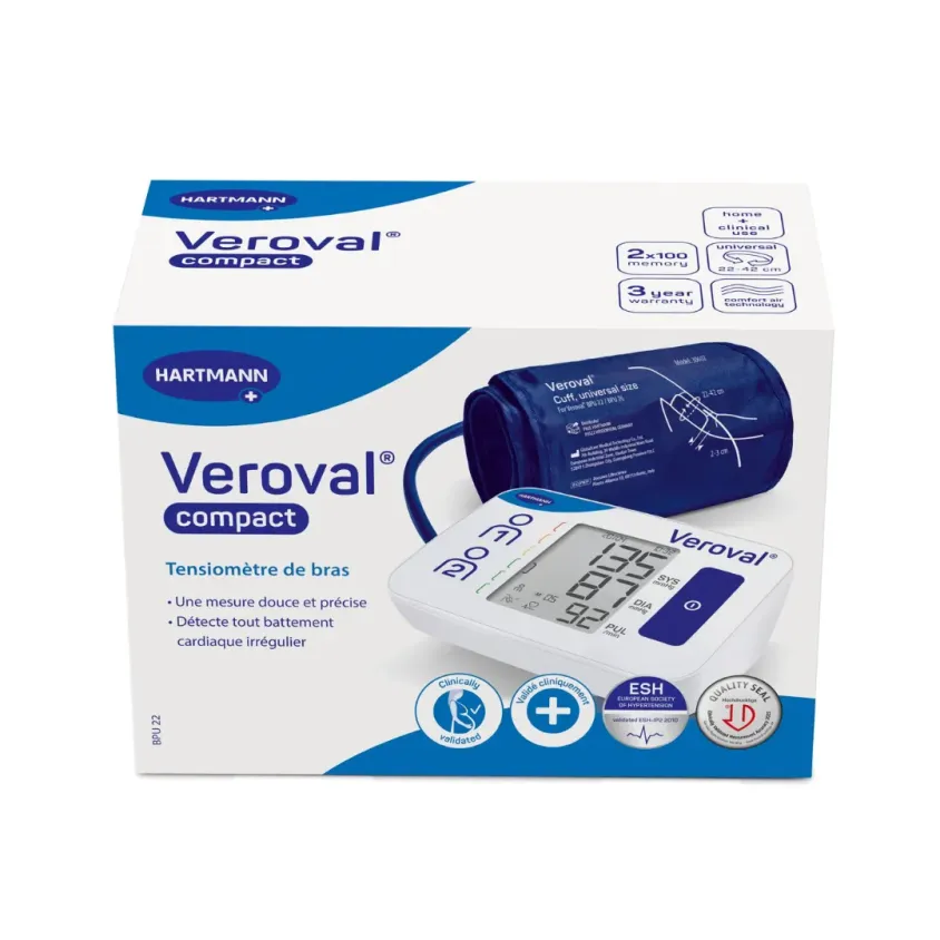 Tensiomètre Bras Veroval Compact Hartmann | Précision Clinique ESH