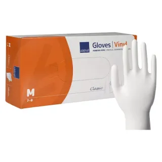 Gants Vinyle Abena Classic Non Poudrés | Examen & Alimentaire