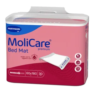 Alèse Jetable Bordable MoliCare Premium Bed Mat 60x180 | Hartmann