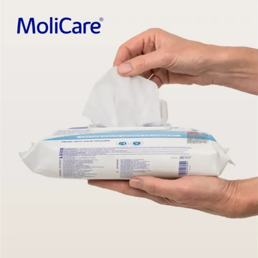 Lingettes Nettoyantes MoliCare Skin Hartmann | pH 5.5 | x50