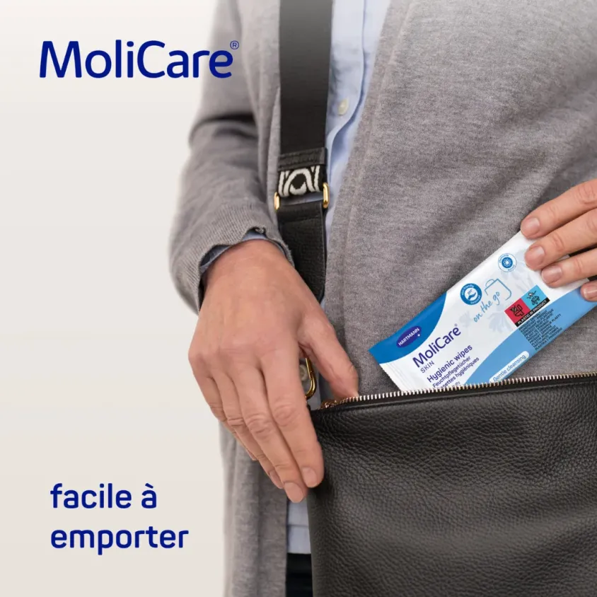 Petites Lingettes MoliCare Skin Hartmann | Format Poche x10