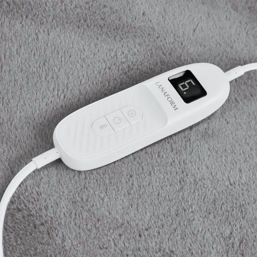 Couverture Chauffante Lanaform XL 160x120cm | Ultra-Douce | 9 Niveaux