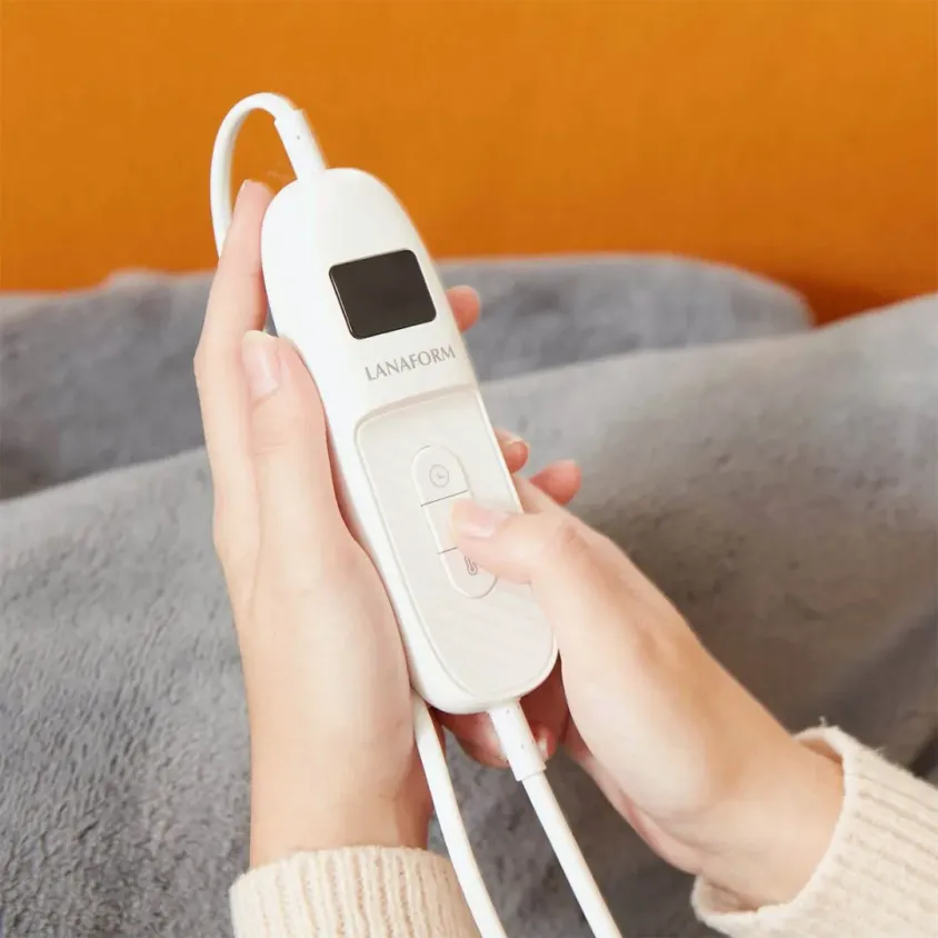 Couverture Chauffante Lanaform XL 160x120cm | Ultra-Douce | 9 Niveaux