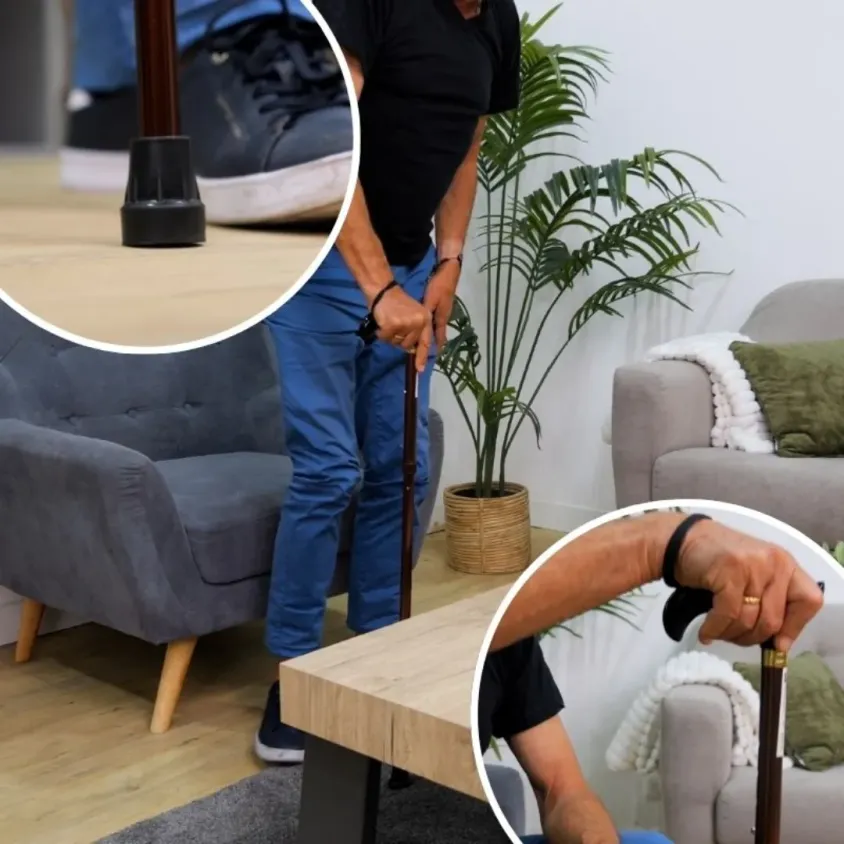 Canne de Marche Pliante Design | Aluminium Léger & Ergonomique