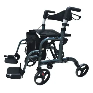 Rollator de Transfert Neo Global 2-en-1 | Déambulateur & Fauteuil