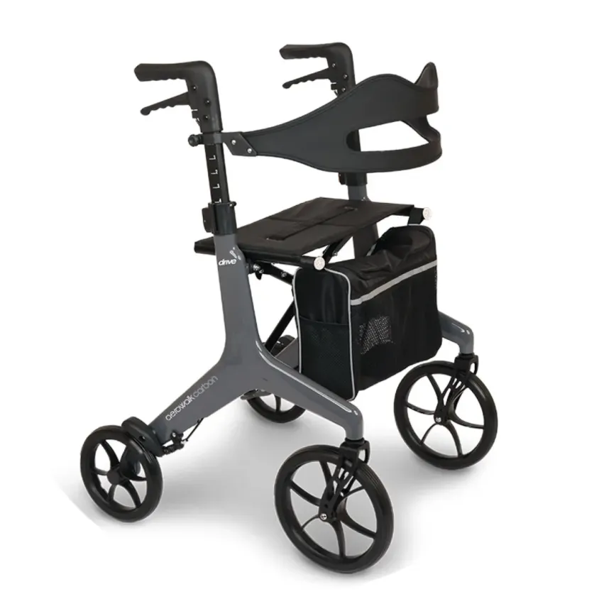 Rollator Aerowalk Carbon | Ultra-léger 4,6 kg | Max 150 kg