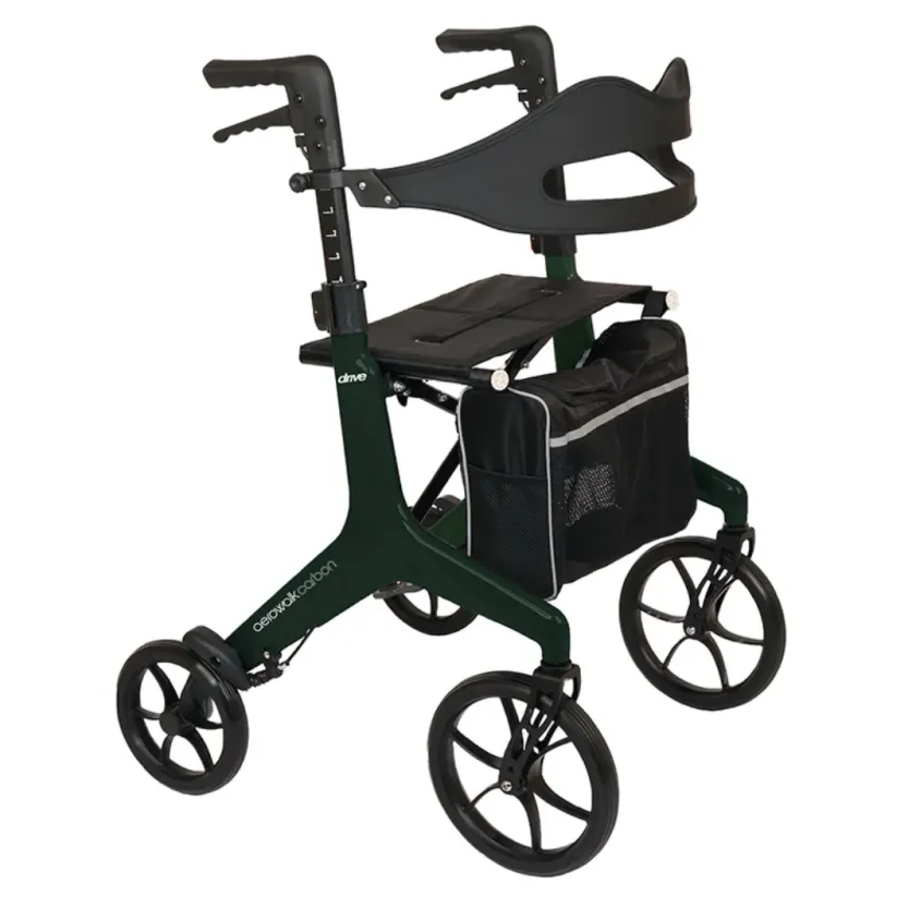 Rollator Aerowalk Carbon | Ultra-léger 4,6 kg | Max 150 kg