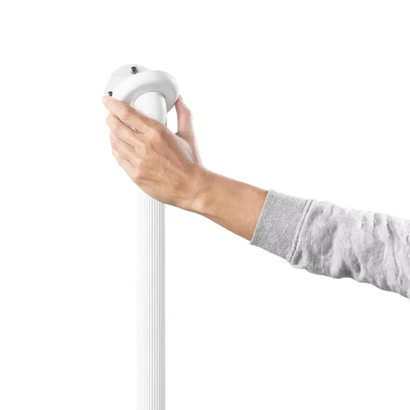 Barre d'Appui Cannelée Antidérapante | 4 Tailles | Sécurité Douche
