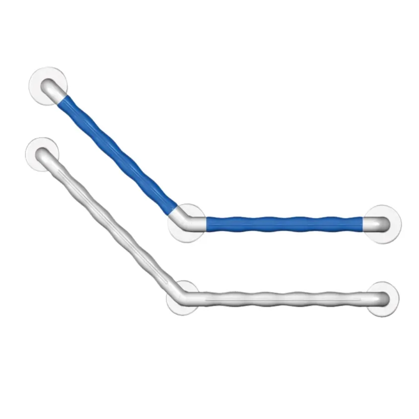 Barre d'Appui Grip 135° Inox & Plastique | Garantie à Vie