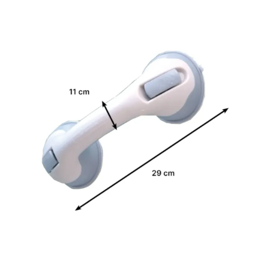 Barre d'Appui à Ventouses 29 cm | Fixation Sans Trou | Voyage