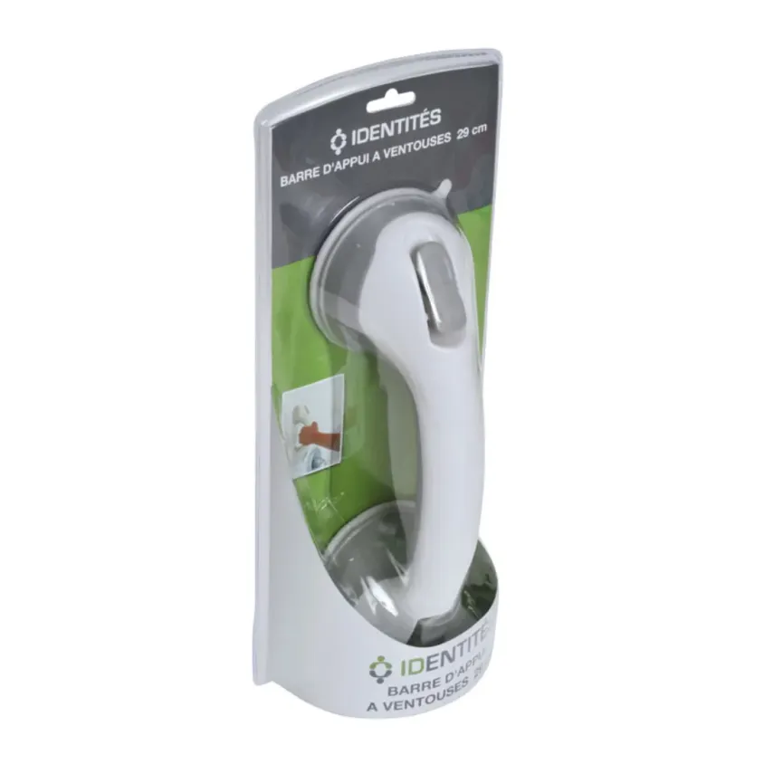 Barre d'Appui à Ventouses 29 cm | Fixation Sans Trou | Voyage