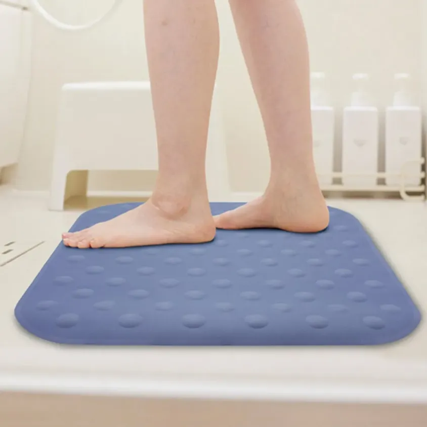 Tapis de Douche Antidérapant Carré Drive | 53x53 cm | Caoutchouc