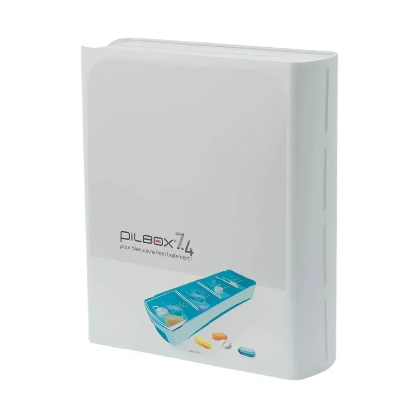 Pilulier Semainier Pilbox 7.4 - 4 Prises par Jour - Nature ou Hexago