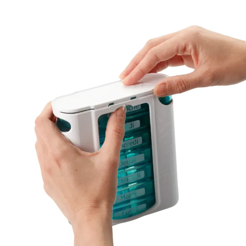 Pilulier Semainier Pilbox 7 - Grande Capacité & Verrouillage de Sécurité