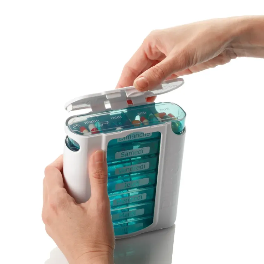 Pilulier Semainier Pilbox 7 - Grande Capacité & Verrouillage de Sécurité