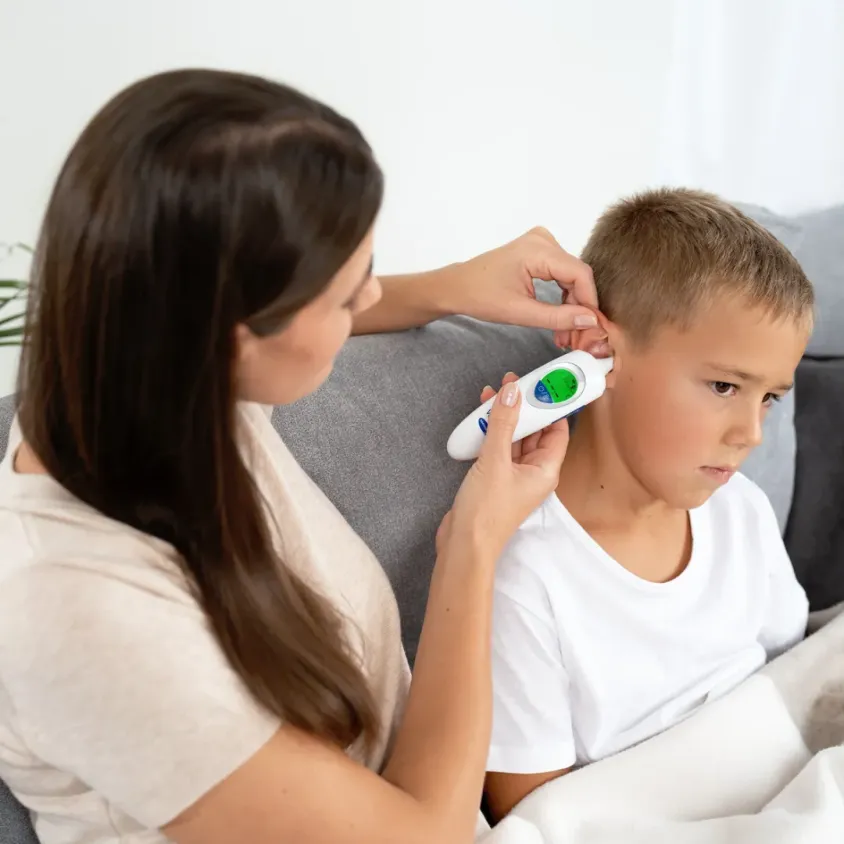 Thermomètre Infrarouge 3 en 1 Veroval family - Front, Oreille, Objets