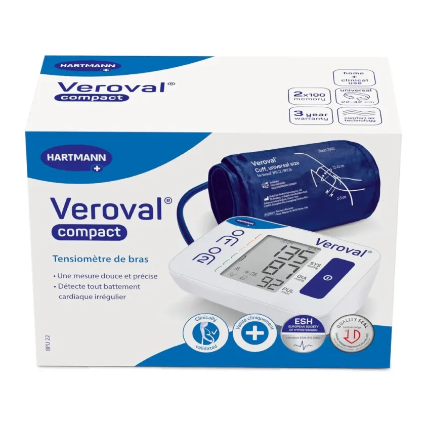 Tensiomètre de Bras Veroval compact Hartmann - Précis & Automatique  Meta Description