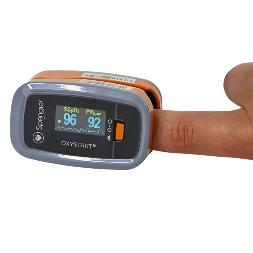 Oxymètre de pouls Oxystart Spengler - Mesure SpO2 & Rythme Cardiaque