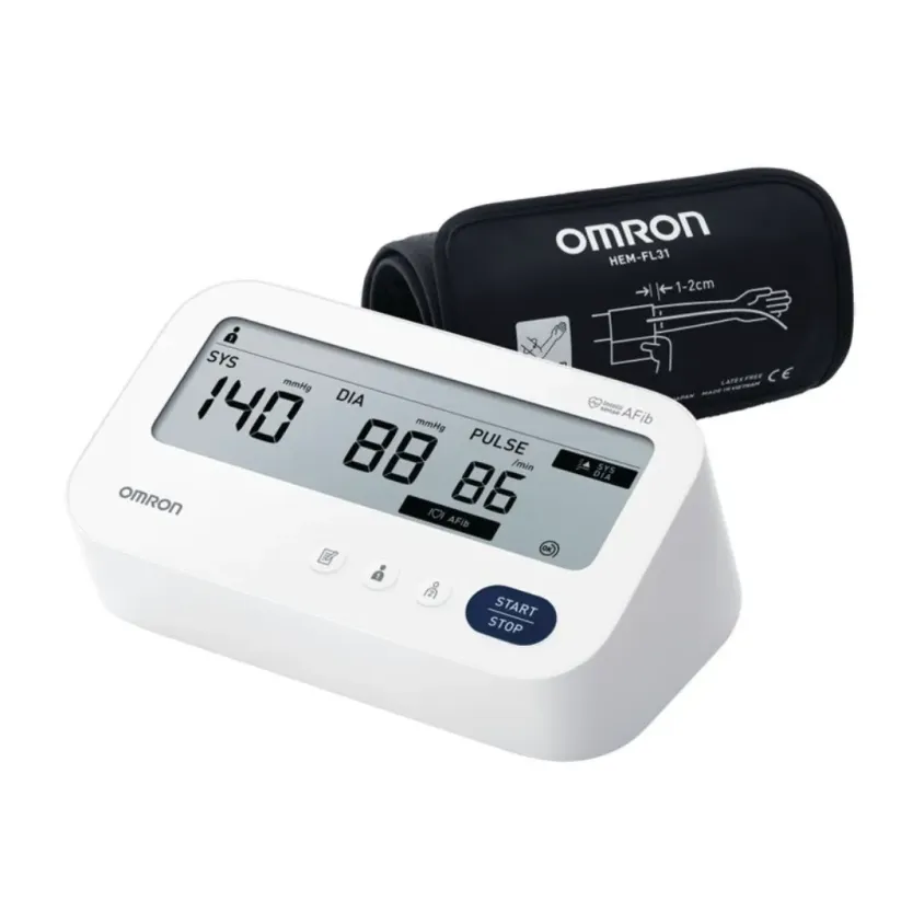 Tensiomètre OMRON M3 Comfort AFib - Brassard 360° & Détection Arythmie