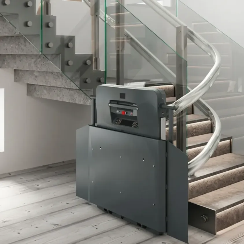 Plateforme Élévatrice PMR Escalier Tournant | Stannah Stairiser XE & DE