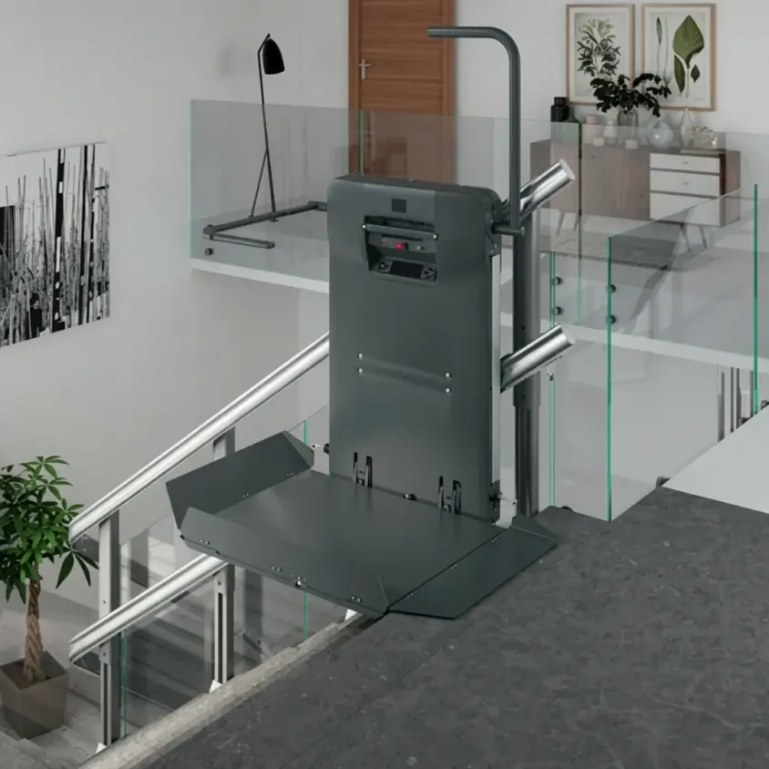 Plateforme Élévatrice PMR Escalier Tournant | Stannah Stairiser XE & DE