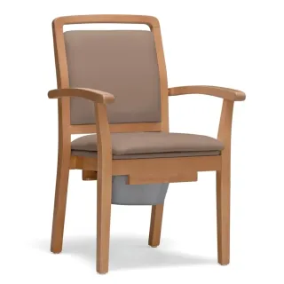 Chaise Garde-Robe Komod en Hêtre Massif – Confort & Hygiène