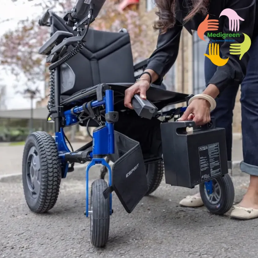 Fauteuil Roulant Électrique Pliant Invacare Esprit Action Occasion | Medigreen