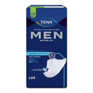 TENA Men Niveau 1 - Protection Urinaire Homme Discrète x24