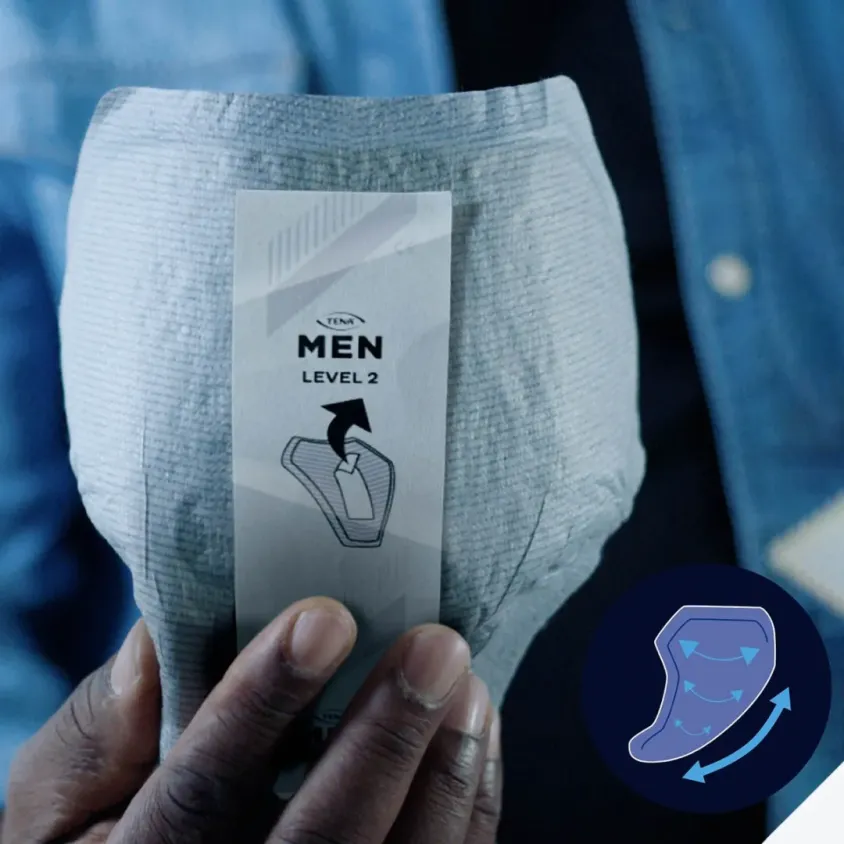 TENA Men Niveau 2 - Protection Urinaire Homme Discrète x20