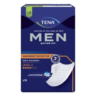 TENA Men Niveau 3 - Protection Urinaire Homme Discrète x16