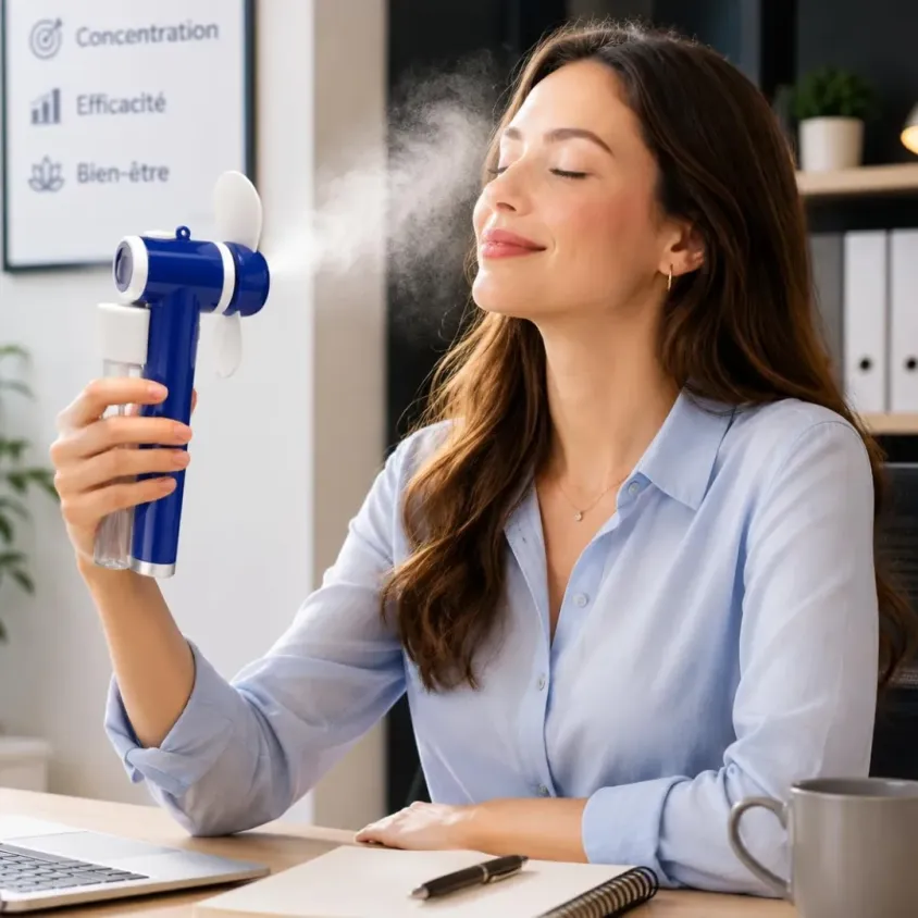 Mini Ventilateur Brumisateur Portable de Voyage