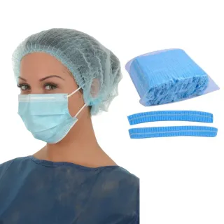 Charlotte Clip Polypropylène Bleue Medi Stock x100