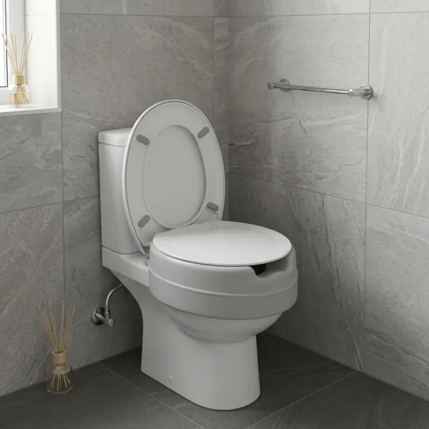 Réhausse WC Mousse Contact Plus NEO avec Couvercle Herdegen