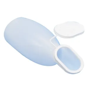 Urinal Femme Translucide 1L avec Bouchon Étanche