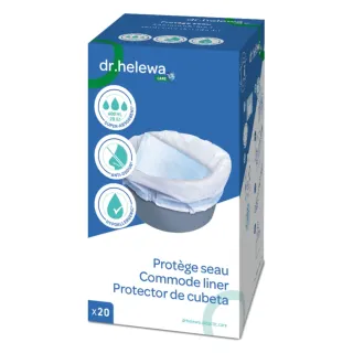 Protège Seau Chaise Percée Tampon Absorbant x20 Dr Helewa